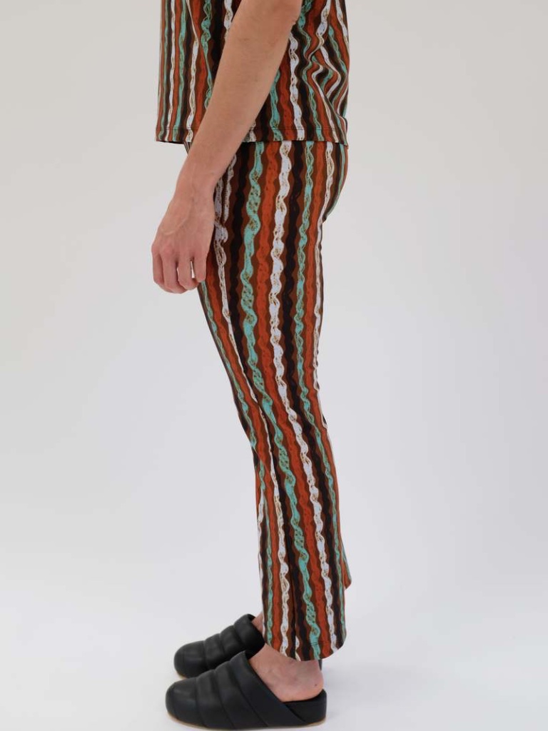Beklina The Kick Capri Pant In Alta's Ribbons By Alta Walker Japanese Fabric Nwt — image 3 of 8